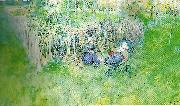 Carl Larsson fickan i det grona Spain oil painting artist